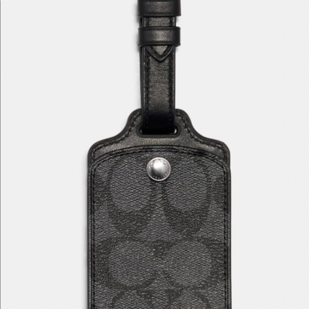 Coach Luggage tag in signature canvas